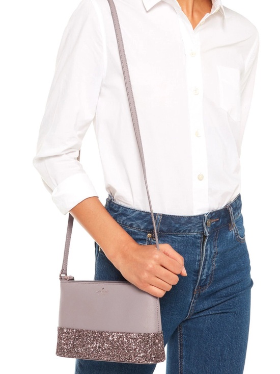 kate spade Handbags - kate spade Greta Court Ramey Glitter Saffiano Crossbody